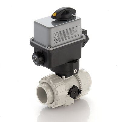 VKDDM/CE 24 V AC/DC - Electrically actuated DUAL BLOCK® 2-way ball valve DN 10:50