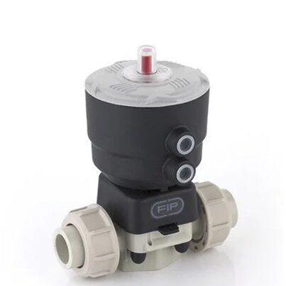 DKDM/CP DA - Pneumatically actuated 2-way diaphragm valve PN 10 DN 15:65