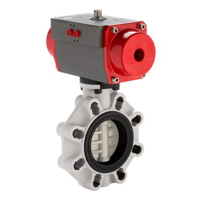 FKOM/CP DA LUG ANSI - Pneumatically actuated butterfly valve DN 80:200