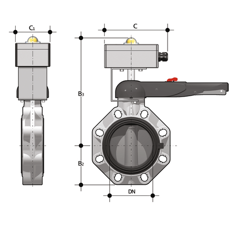 LSQTNAM Inductive Namur microswitches box