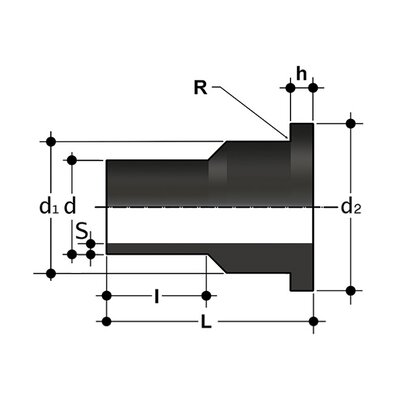 QBXE SDR11 - Stub flange