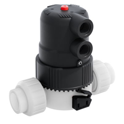 CKUIF/CP NC - Vanne à membrane compacte avec actionneur pneumatique DN 15