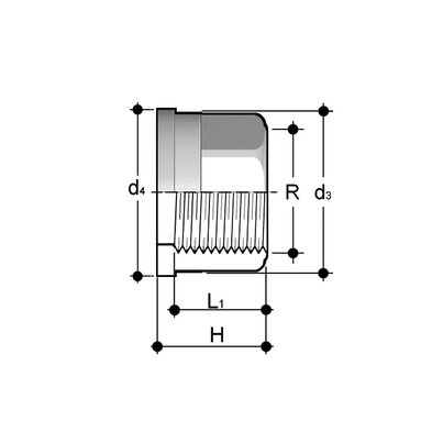 Q/BFX - Pezzo folle in acciaio INOX A316L