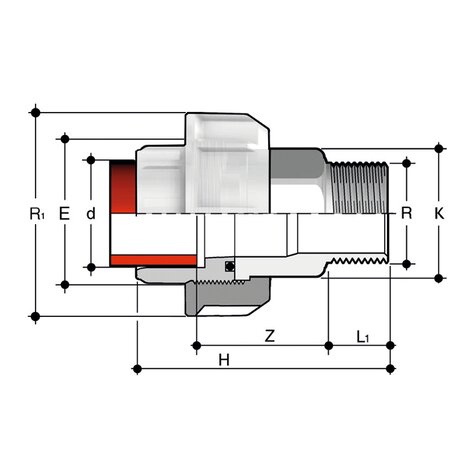 BIRXF - Adaptor union
