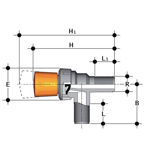 RMRV - Robinet à membrane DN 15