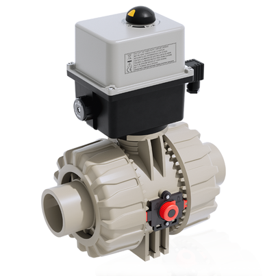 VKDDM/CE 24 V AC/DC - Electrically actuated DUAL BLOCK® 2-way ball valve DN 65:100