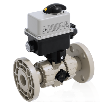 VKROAM/CE 24 V AC/DC 4-20 mA - Vanne à boisseau sphérique à 2 voies DUAL BLOCK® actionnée électriquement DN 10:50