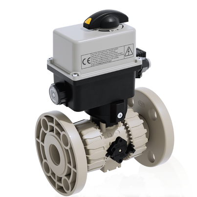 VKROM/CE 24 V AC/DC 4-20 mA - Vanne à boisseau sphérique à 2 voies DUAL BLOCK® actionnée électriquement DN 10:50
