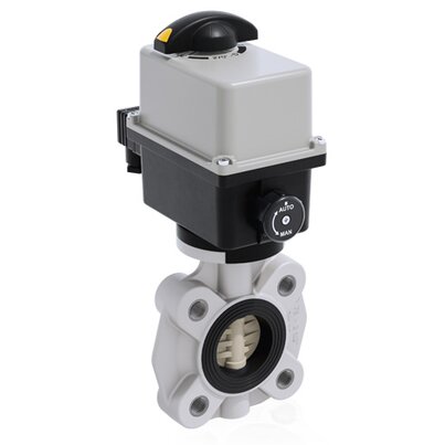 FKOM/CE 24V AC/DC LUG ANSI - Electrically actuated butterfly valve DN 65:100