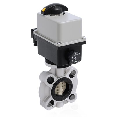 FKOM/CE 90-240V AC - Electrically actuated butterfly valve DN 40:100