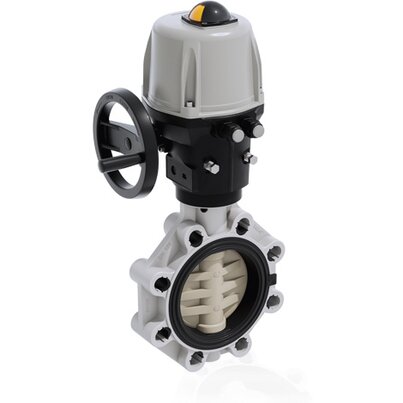FKOM/CE 90-240V AC - Electrically actuated butterfly valve DN 125:200