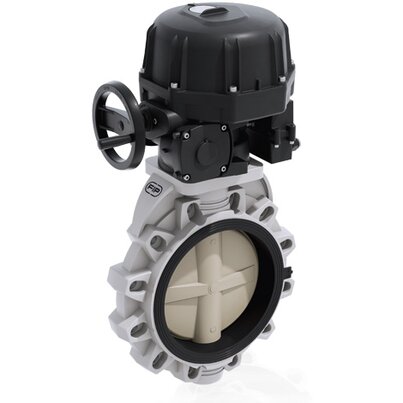 FKOM/CE 90-240V AC - Electrically actuated butterfly valve DN 250:300