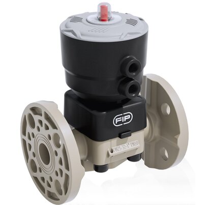 DKOM/CP NC - Pneumatically actuated 2-way diaphragm valve PN 10 DN 15:65