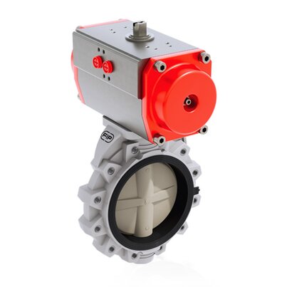 FKOM/CP NC LUG ANSI - Pneumatically actuated butterfly valve DN 250:300