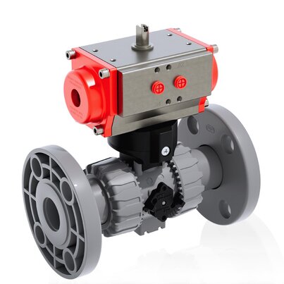 VKDOAC/CP DA - DUAL BLOCK® Vanne à boisseau sphérique à 2 voies à commande pneumatique DN 10:50