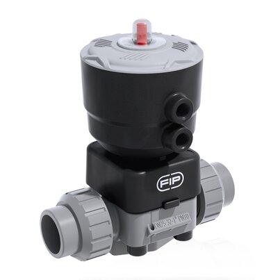 DKUAC/CP NC - Pneumatically actuated 2-way diaphragm valve PN 10 DN 15:65