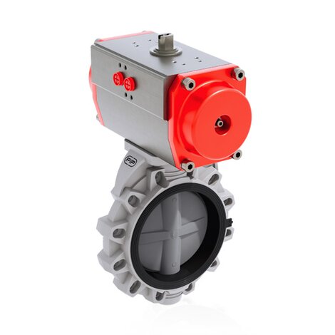 FKOC/CP DA - Pneumatically actuated butterfly valve DN 250:300