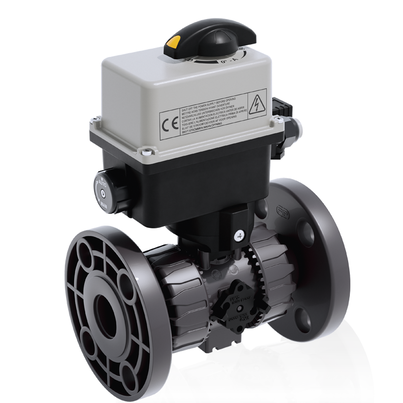 VKROV/CE 90-240 V AC 4-20 mA - Elektrisch betätigter 2-Wege DUAL BLOCK® Kugelhahn DN 10:50