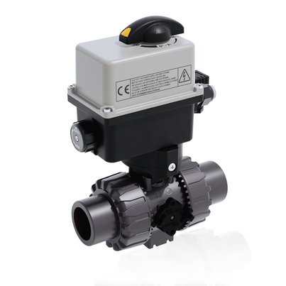 VKRJV/CE 90-240 V AC 4-20 mA - Elektrisch betätigter 2-Wege DUAL BLOCK® Kugelhahn DN 10:50