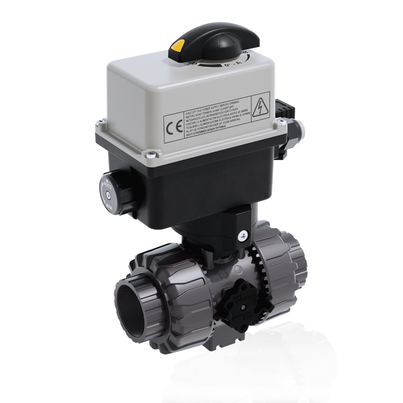 VKRNV/CE 90-240 V AC 4-20 mA - Vanne à boisseau sphérique DUAL BLOCK® à 2 voies actionnée électriquement DN 10:50