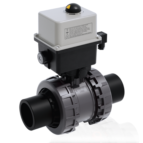 VXEBEV/CE 24 V AC/DC - electrically actuated  EASYFIT 2-way ball valve
