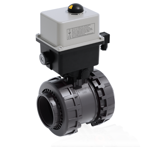 VXEFV/CE 90-240 V AC - electrically actuated  EASYFIT 2-way ball valve