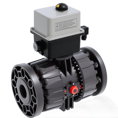 VKDOV/CE 90-240 V AC - DUAL BLOCK® Elektrisch betätigter 2-Wege-Kugelhahn DN 65:100