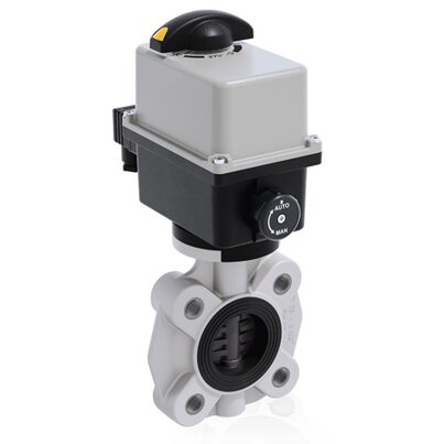 FKOV/CE 24V AC/DC LUG ISO-DIN - Electrically actuated butterfly valve DN 65:100