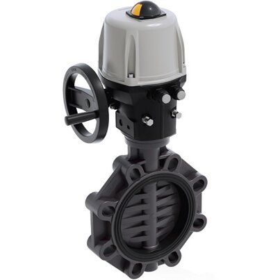 FEOV/CE 24V AC/DC - Electrically actuated butterfly valve DN 200