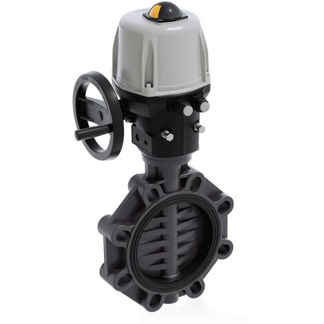 FEOV/CE 24V AC/DC - Electrically actuated butterfly valve DN 40:100