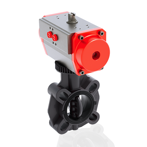 FEOV/CP NO - Vanne papillon à actionnement pneumatique DN 40:65