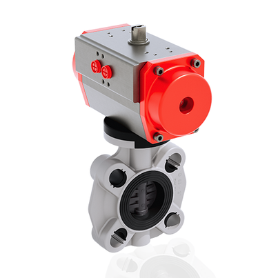 FKOV/CP DA - Pneumatically actuated butterfly valve DN 40:65
