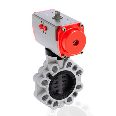 FKOV/CP NC LUG ANSI - Pneumatically actuated butterfly valve DN 80:200