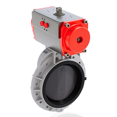 FKOV/CP NC - Pneumatically actuated butterfly valve DN 350:400