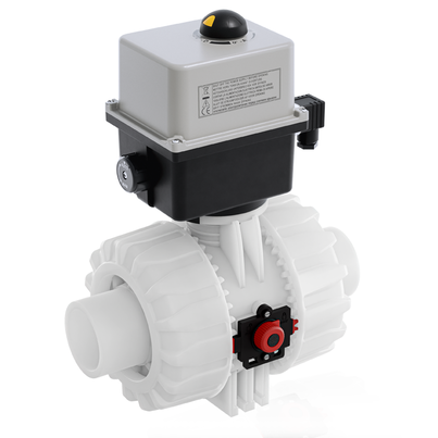 VKDDF/CE 90-240 V AC - DUAL BLOCK® Elektrisch betätigter 2-Wege-Kugelhahn DN 65:100