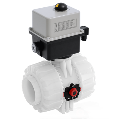 VKDIF/CE 90-240 V AC - DUAL BLOCK® Vanne à boisseau sphérique à 2 voies à commande électrique DN 65:100