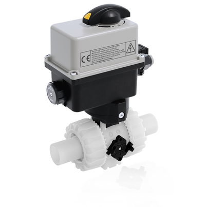 VKDBF/CE 24 V AC/DC - Electrically actuated DUAL BLOCK® 2-way ball valve DN 10:50