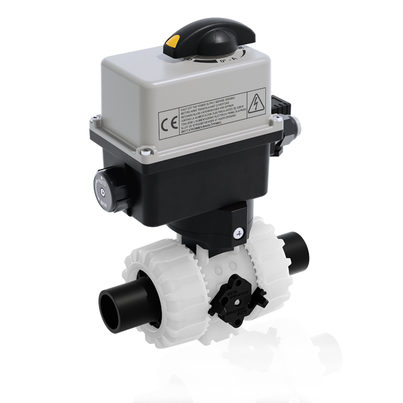 VKRBF/CE 90-240 V AC 4-20 mA - Vanne à boisseau sphérique DUAL BLOCK® à 2 voies actionnée électriquement DN 10:50