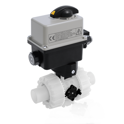 VKRDF/CE 24 V AC/DC 4-20 mA - DUAL BLOCK® Vanne à boisseau sphérique à 2 voies à commande électrique DN 10:50