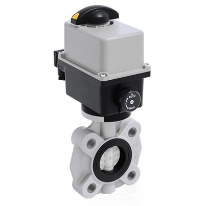 FKOF/CE 90-240V AC LUG ISO-DIN - Electrically actuated butterfly valve DN 65:100