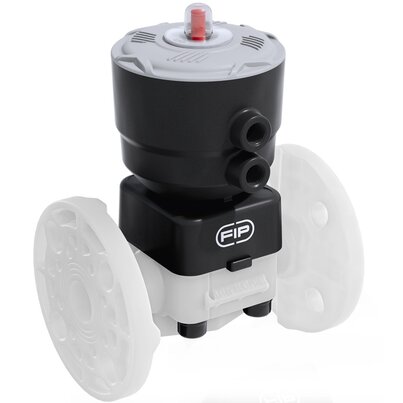 DKOF/CP DA - Pneumatically actuated 2-way diaphragm valve PN 10 DN 15:65
