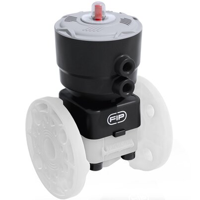 DKOAF/CP NO - Pneumatically actuated 2-way diaphragm valve PN 10 DN 15:65