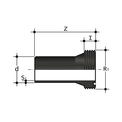 <P>Coude 90°, PE 100, SDR 11, court</P>