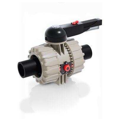 VKDBEM - DUAL BLOCK® 2-way ball valve DN 65:100