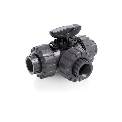 TKDGV - DUAL BLOCK® 3-way ball valve DN 10:50