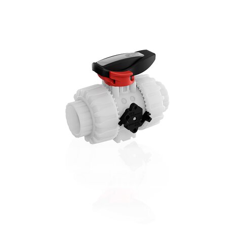 Valvola a sfera a 2 vie DUAL BLOCK® VKDIF/SHX DN 10:50 in PVDF