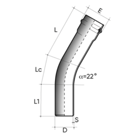 Pressure pipe PN10 plain end NF EN 1452