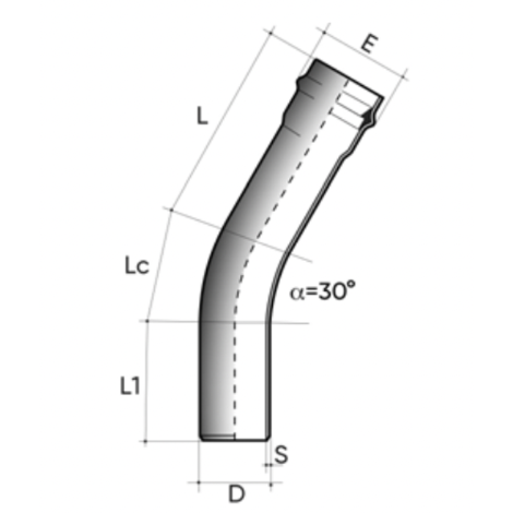 Pressure pipe PN10 plain end NF EN 1452