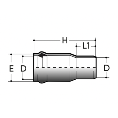 Accouplement simple M/F PN10