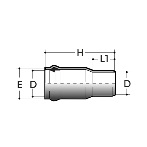 Accouplement simple M/F PN10